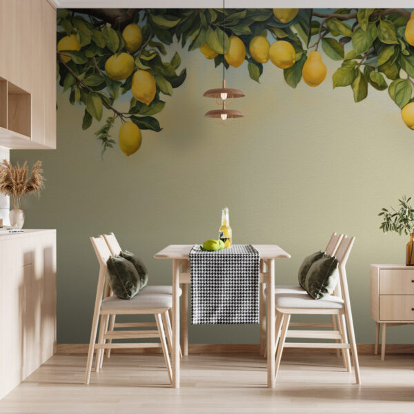 Un limone sul ramo di un albero Un limone sul ramo di un albero