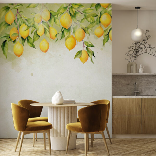 Un gruppo di limoni su un albero Un gruppo di limoni su un albero