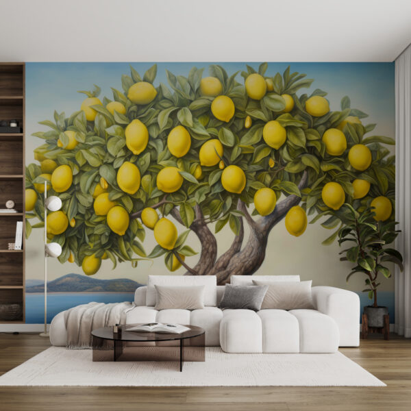Un albero di limoni con frutti Un albero di limoni con frutti