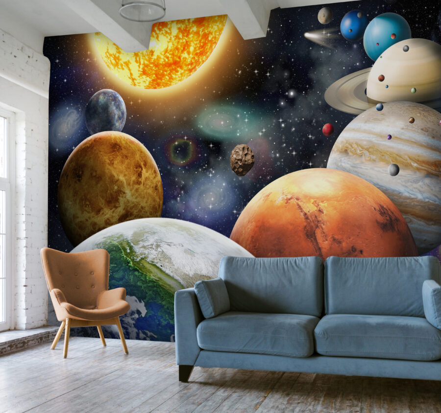 Pianeti e stelle nello spazio Pianeti e stelle nello spazio