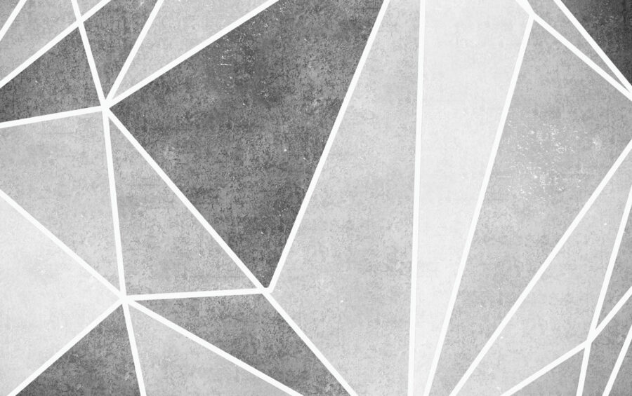 Carta da parati Uno sfondo grigio e bianco con linee bianche - immagine 3