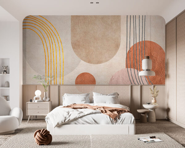 Abstract shapes in soft colors Abstract shapes in soft colors