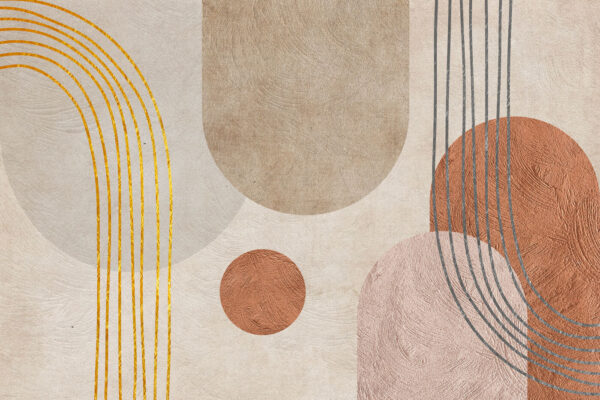 Abstract shapes in soft colors Abstract shapes in soft colors
