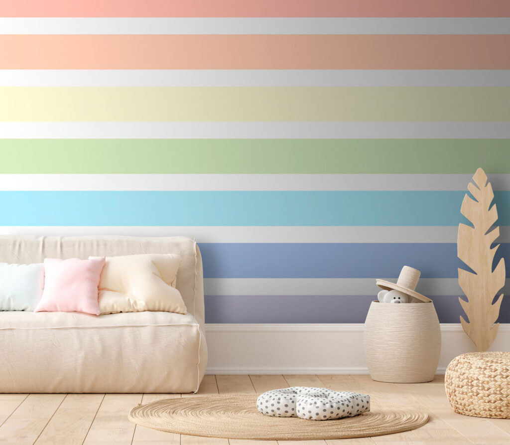 Group of colorful stripes