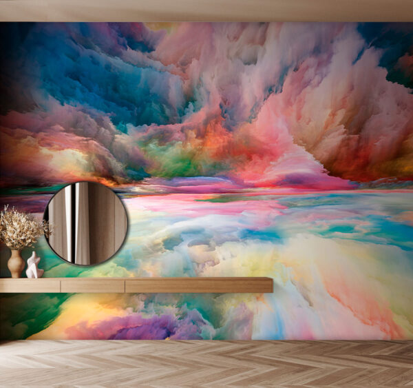 Nuvole colorate nel cielo Nuvole colorate nel cielo