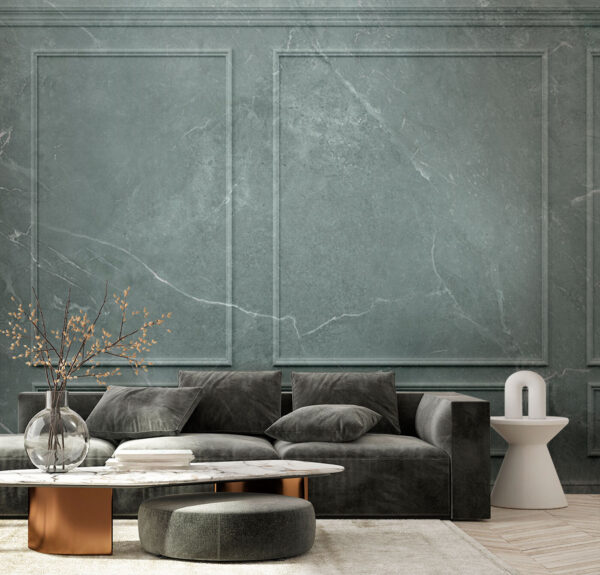 Muro di pietra grigia con disegni quadrati Muro di pietra grigia con disegni quadrati