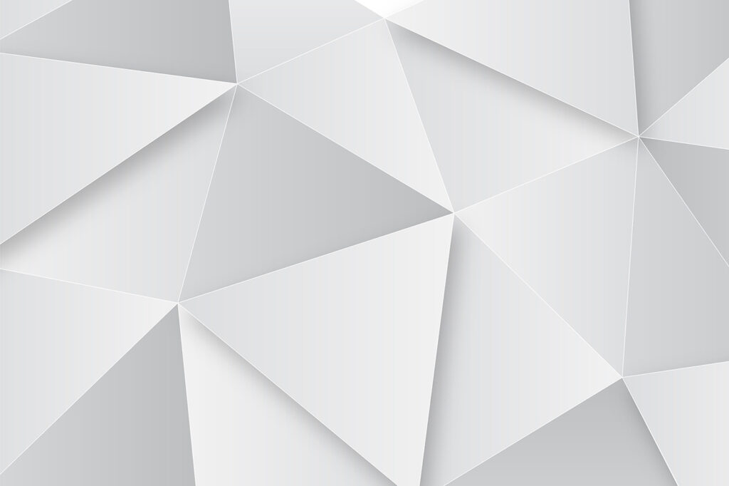 Disegno a triangolo bianco Disegno a triangolo bianco
