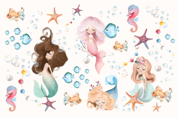 Collezione di sirene dei cartoni animati Collezione di sirene dei cartoni animati