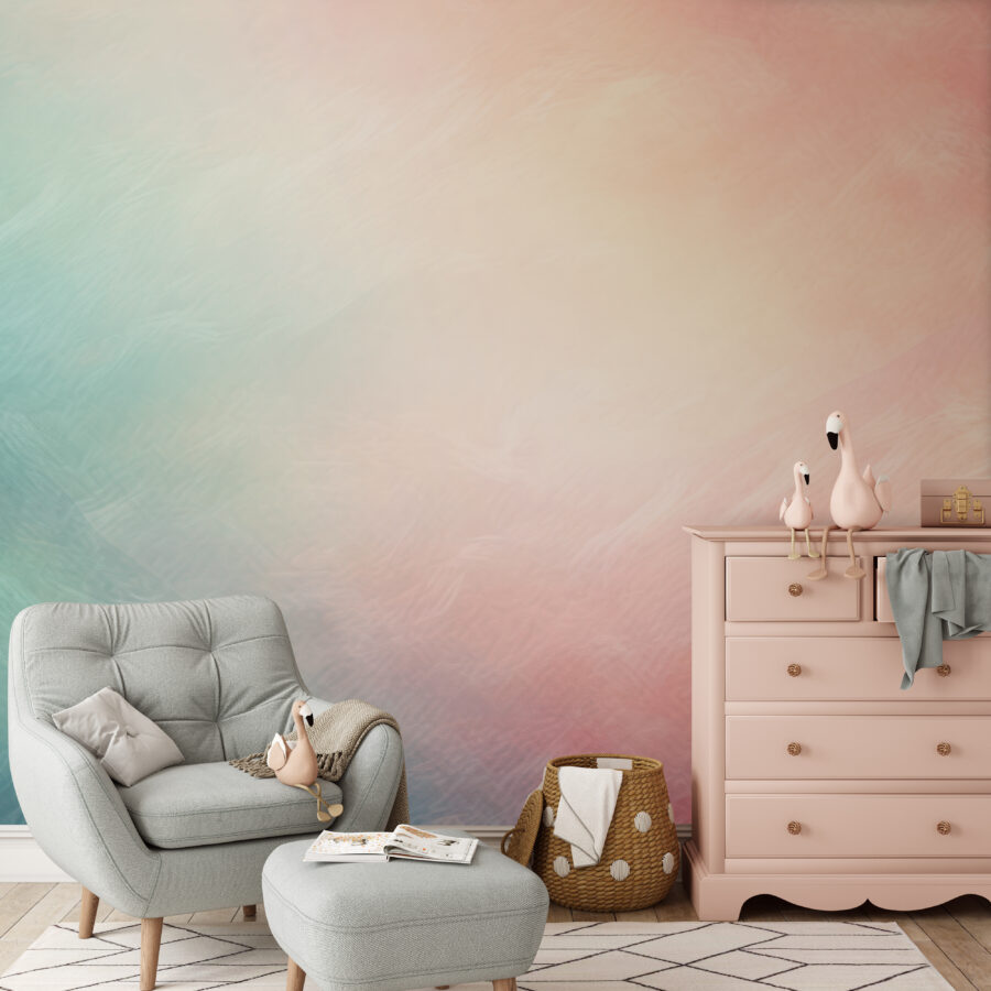 Colori tenui che si fondono con la tranquillità.
