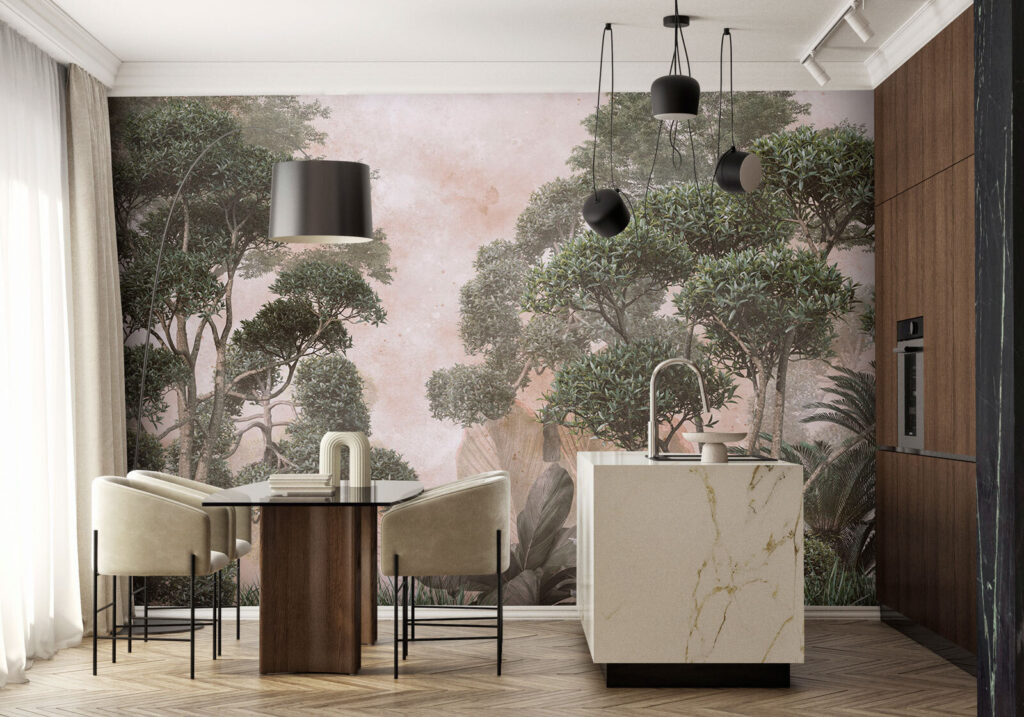 Group of trees and grass