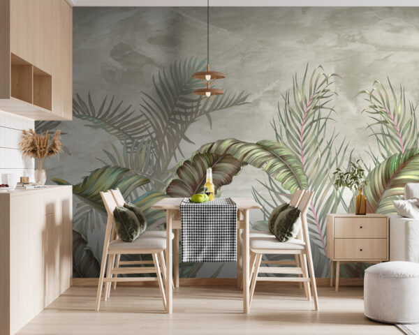 Lussuoso sfondo di design a foglie tropicali. Lussuoso sfondo di design a foglie tropicali.