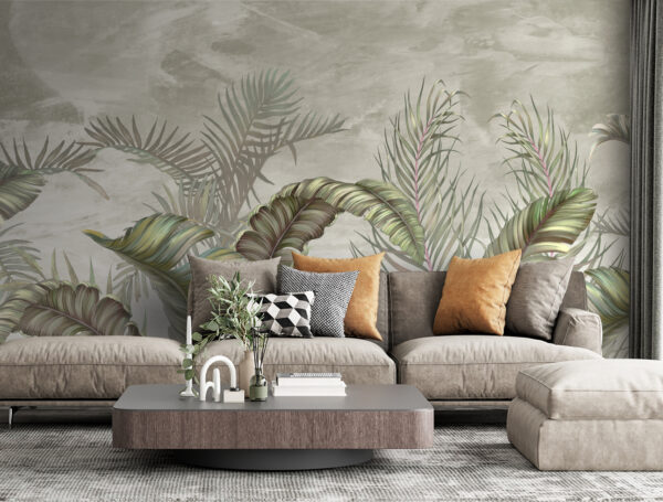 Lussuoso sfondo di design a foglie tropicali. Lussuoso sfondo di design a foglie tropicali.