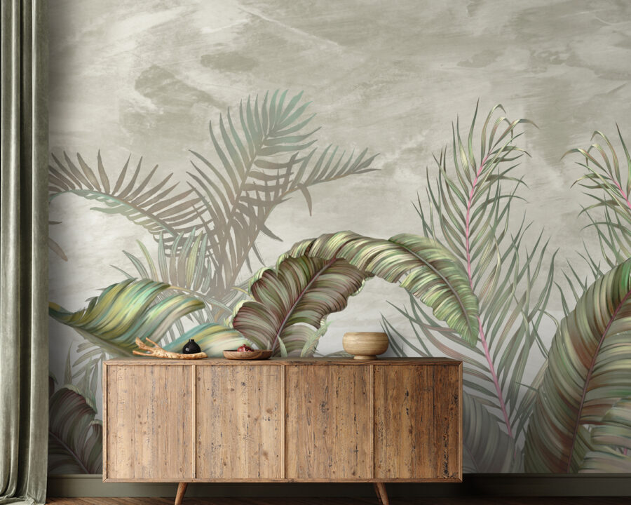 Lussuoso sfondo di design a foglie tropicali. Lussuoso sfondo di design a foglie tropicali.