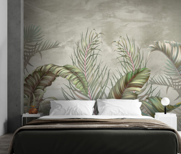 Lussuoso sfondo di design a foglie tropicali. Lussuoso sfondo di design a foglie tropicali.