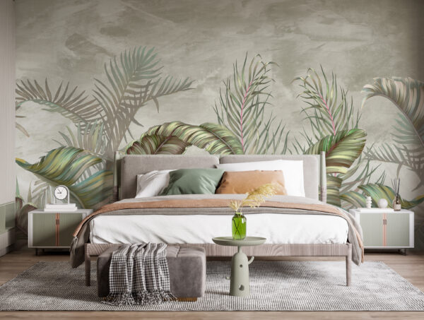 Lussuoso sfondo di design a foglie tropicali. Lussuoso sfondo di design a foglie tropicali.