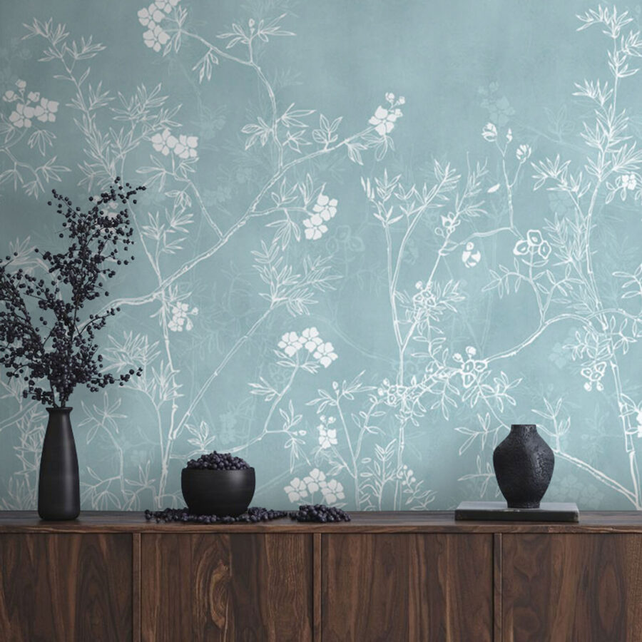 Disegno bianco di un albero Disegno bianco di un albero
