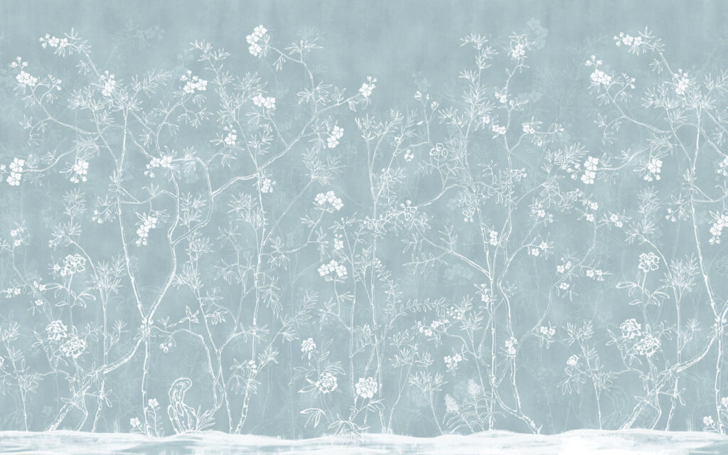 Disegno bianco di un albero Disegno bianco di un albero
