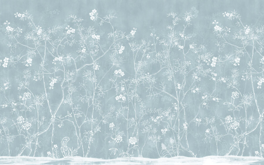 Disegno bianco di un albero Disegno bianco di un albero