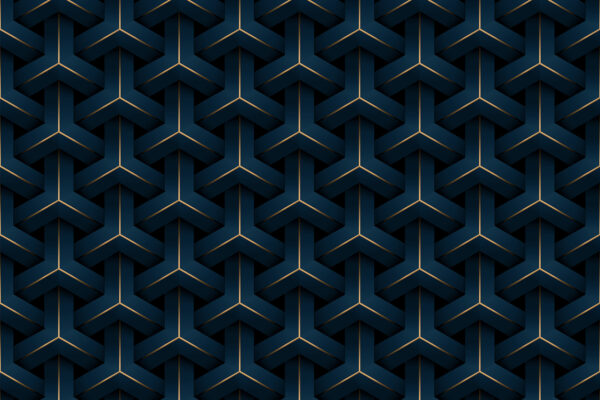 Motivo geometrico strutturato in tonalità scure Motivo geometrico strutturato in tonalità scure