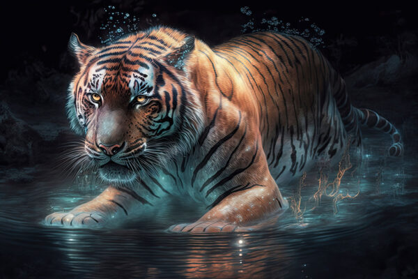 La tigre nell'acqua La tigre nell'acqua