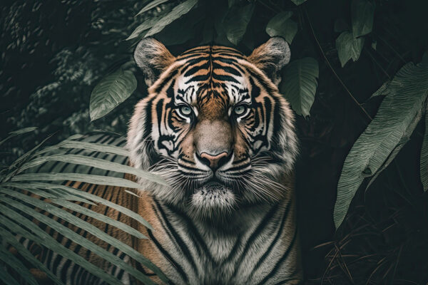 La tigre nella giungla La tigre nella giungla