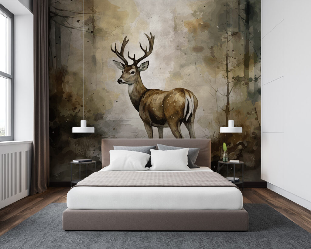 Painting of a deer Painting of a deer