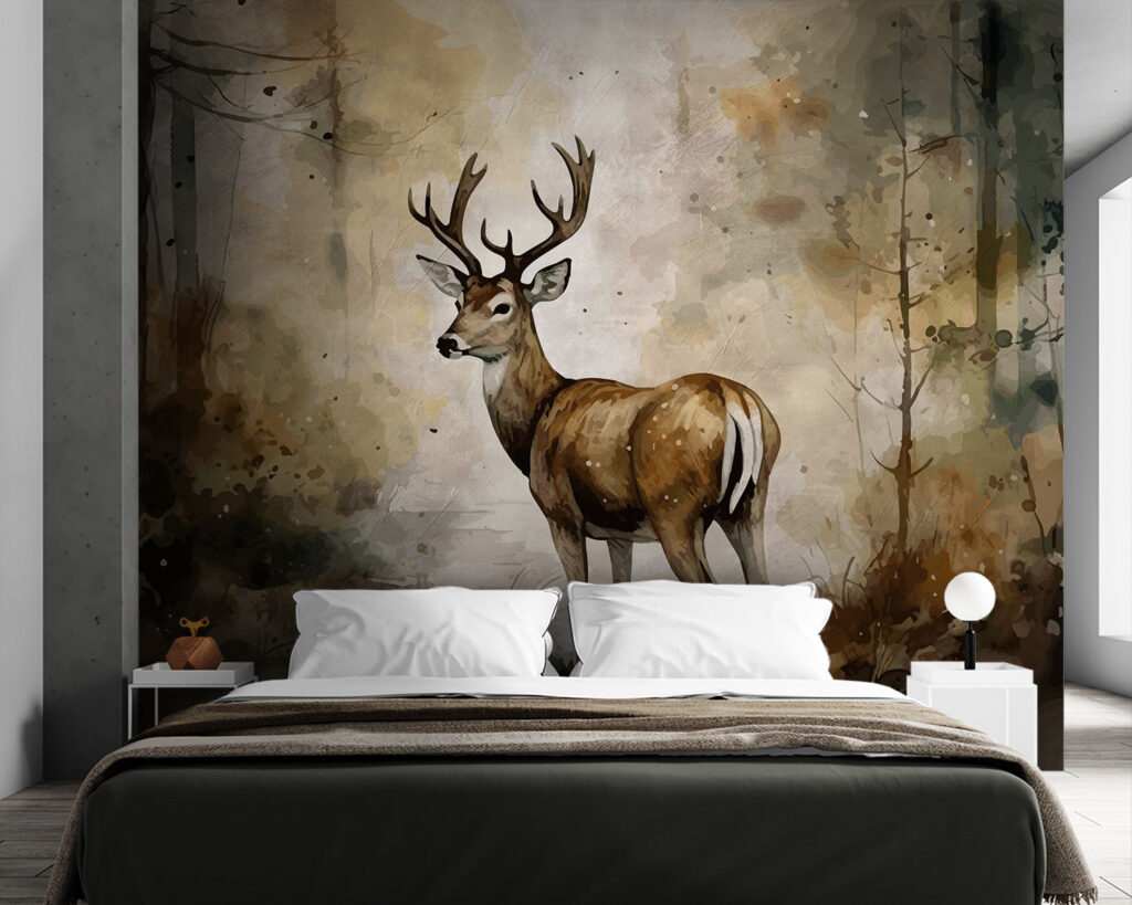 Painting of a deer Painting of a deer