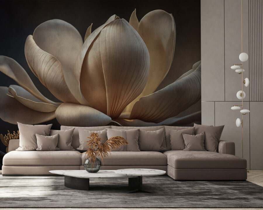 Carta da parati Graziosa magnolia in luce soffusa. - immagine 4