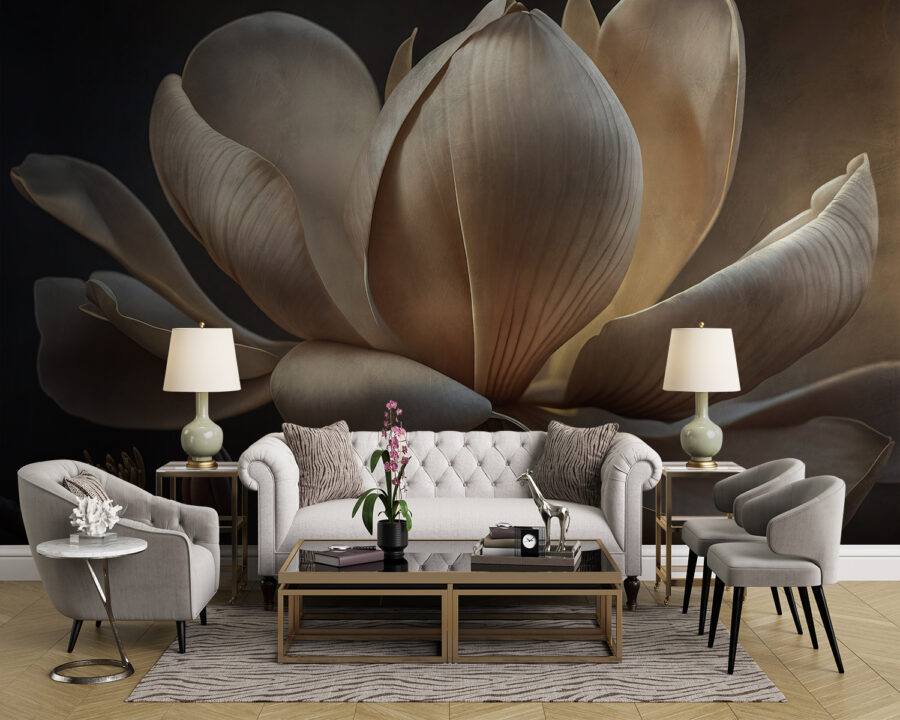 Carta da parati Graziosa magnolia in luce soffusa. - immagine 2