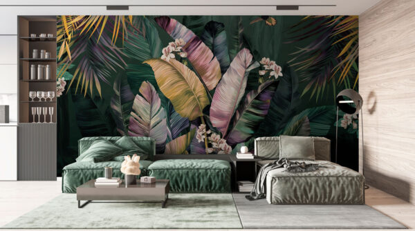 Pittura di una pianta tropicale Pittura di una pianta tropicale