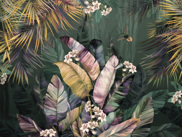 Pittura di una pianta tropicale Pittura di una pianta tropicale