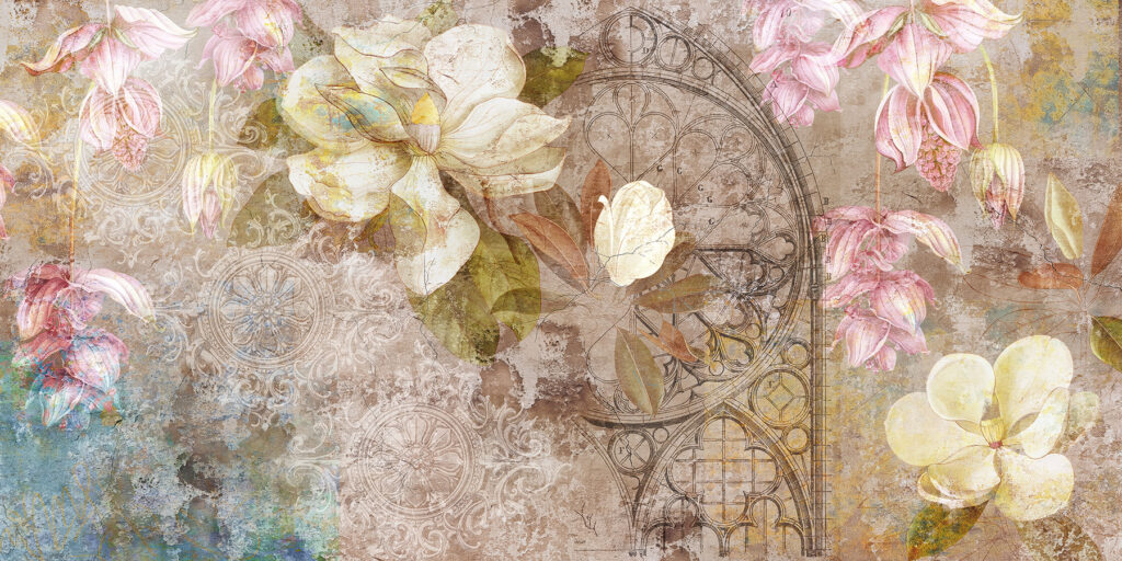 L'eleganza floreale incontra l'artigianato vintage L'eleganza floreale incontra l'artigianato vintage