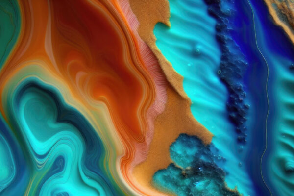 Ondate di colore e texture che incantano Ondate di colore e texture che incantano