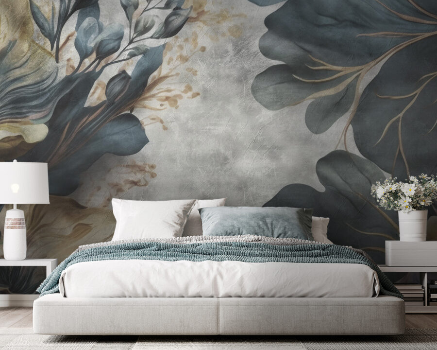 Elegante design floreale dalle tonalità tenui.
