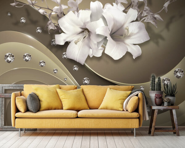 Fiori eleganti con accenti scintillanti. Fiori eleganti con accenti scintillanti.