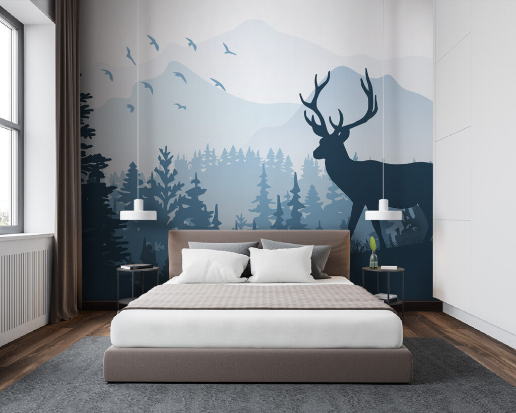 Deer in a forest Deer in a forest