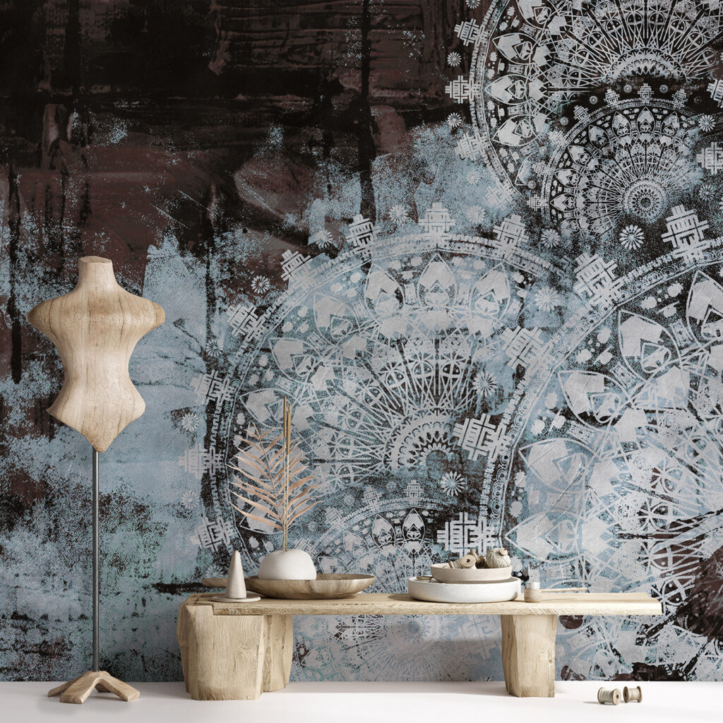 Abstract patterns in muted colors