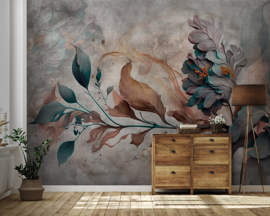 Carta da parati Pittura di un fiore - immagine 7