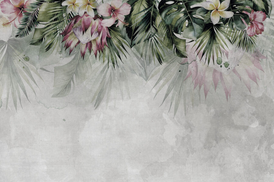 Pittura di fiori e foglie Pittura di fiori e foglie