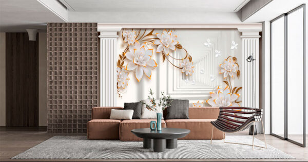 Elegante cornice floreale con farfalle. Elegante cornice floreale con farfalle.