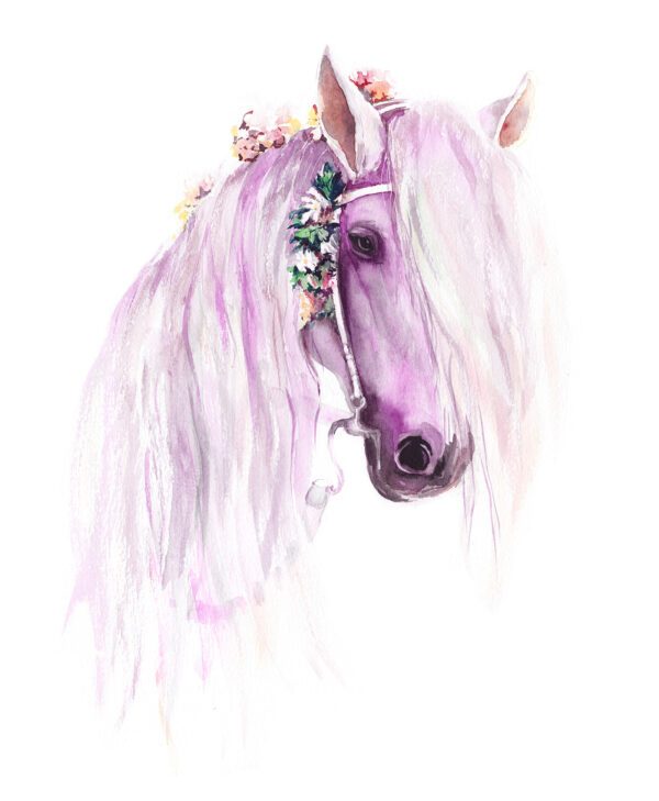 Acquerello di un cavallo u93591v1p 600x729 - Acquerello di un cavallo