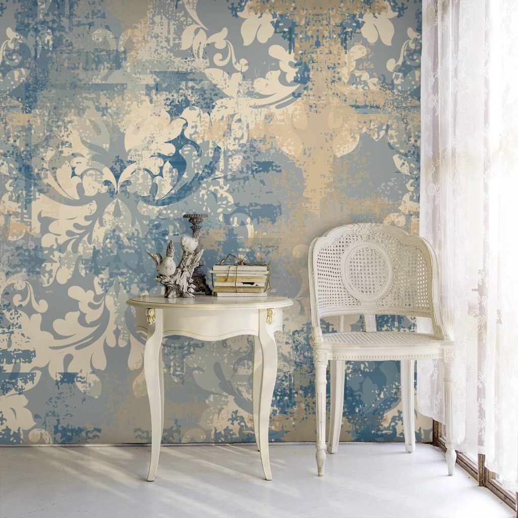 Elegant vintage floral pattern design. Elegant vintage floral pattern design.