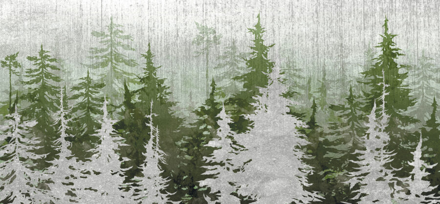 Gruppo di alberi in una foresta