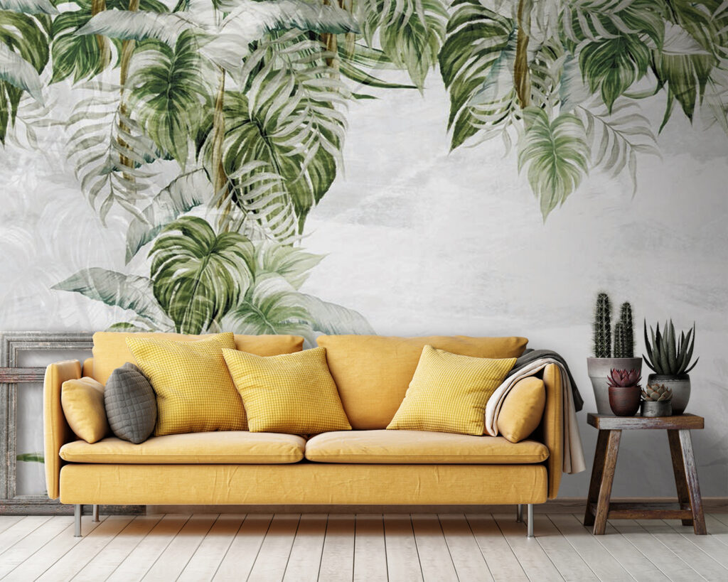 Painting of a tropical plant Painting of a tropical plant