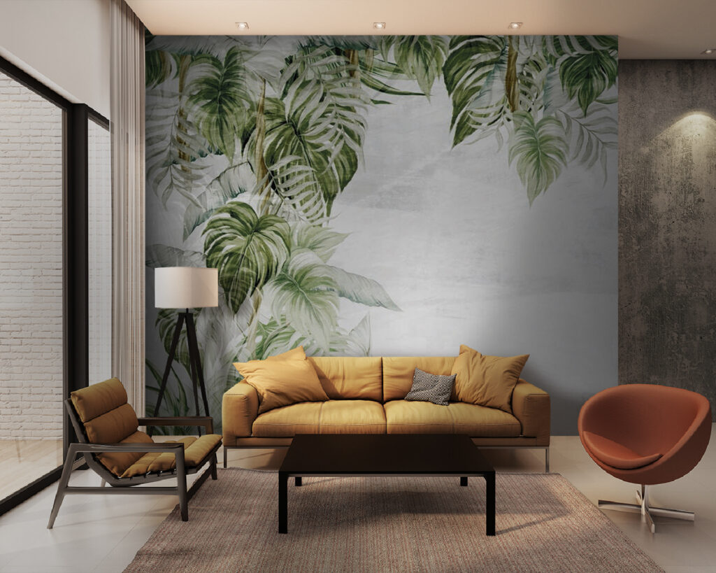 Painting of a tropical plant Painting of a tropical plant