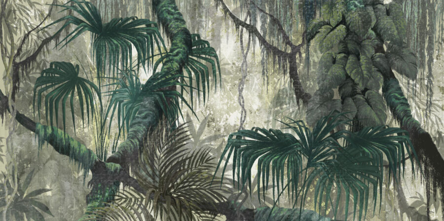 Pittura di una foresta Pittura di una foresta
