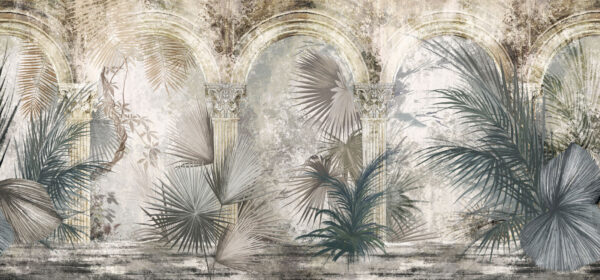 Pittura di palme e colonne Pittura di palme e colonne