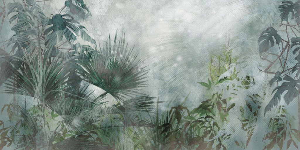 Pittura di una foresta Pittura di una foresta