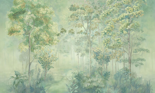 Pittura di una foresta Pittura di una foresta