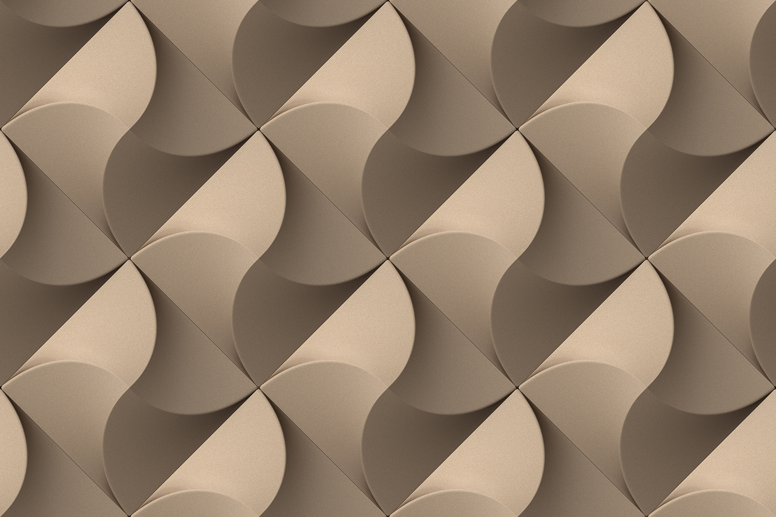 Wall with a pattern of circles and squares Wall with a pattern of circles and squares